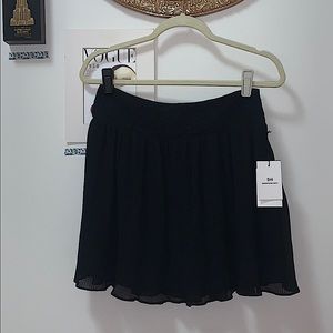 NWT Something Navy Black Skirt